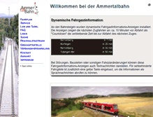 Tablet Screenshot of ammertalbahn.de
